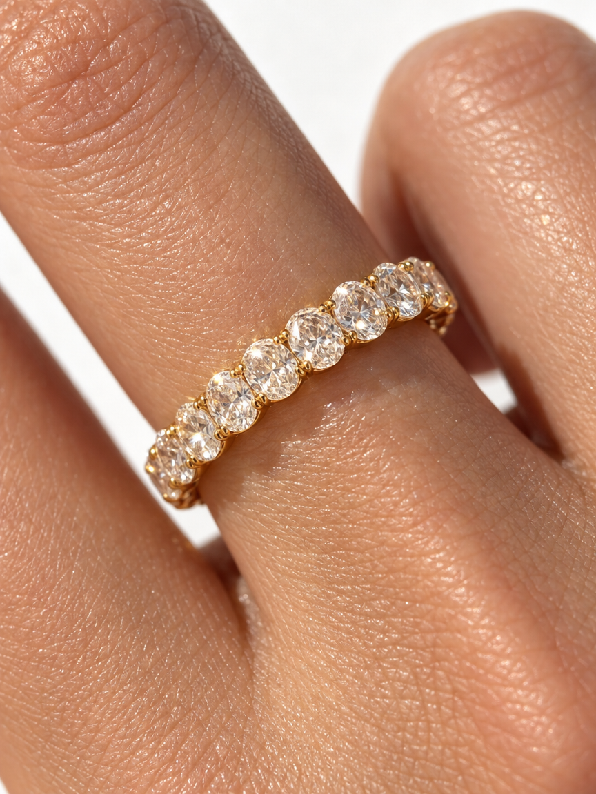 Oval Eternity Ring
