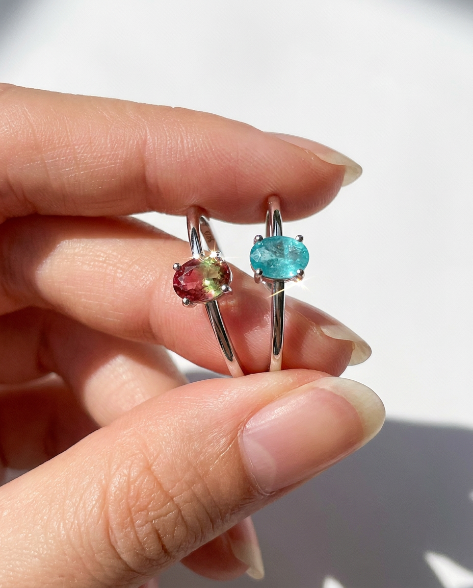 Oval Tourmaline Ring
