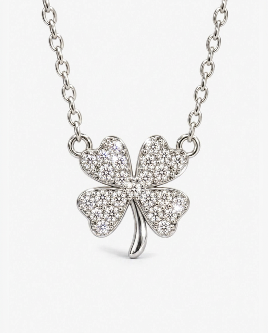 Sparkle Clover Necklace