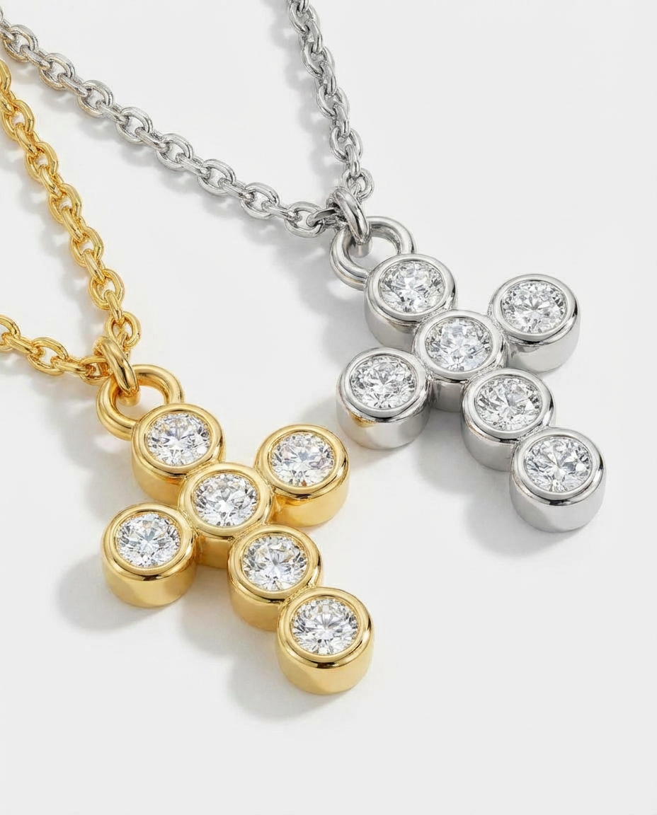Cerchio Cross Necklace