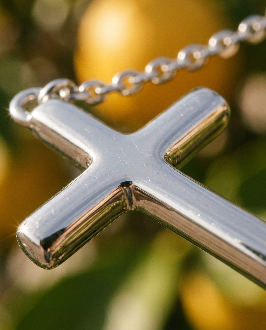 Orizzontale Cross Necklace