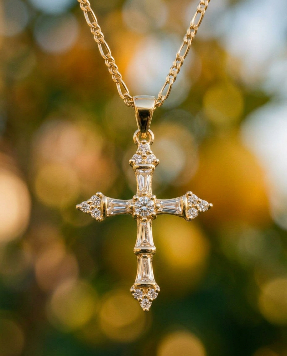 Ferrara Cross Necklace