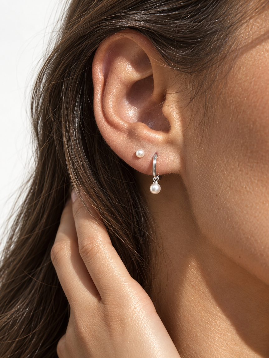 Pearl Drop Earrings