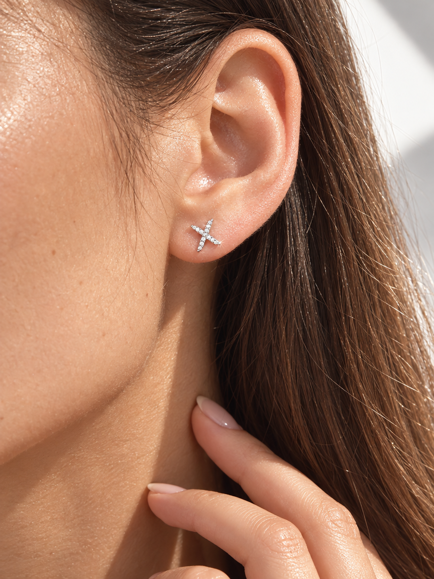 Hugs & Kisses Studs