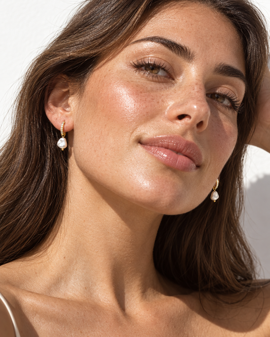 Baroque Pearl Drop Earrings