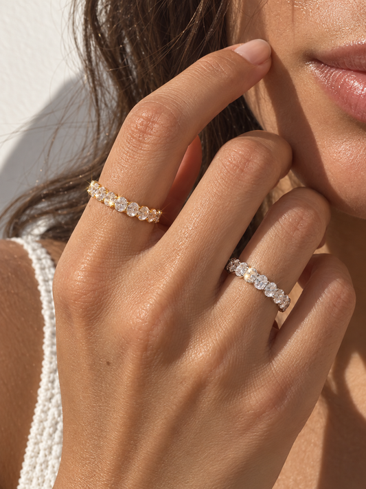 Oval Eternity Ring