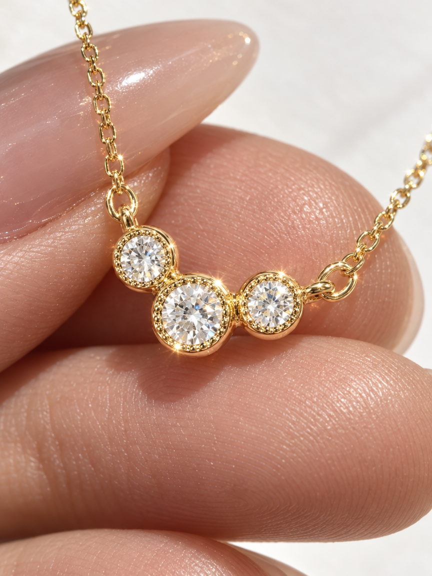Bubble Trio Necklace