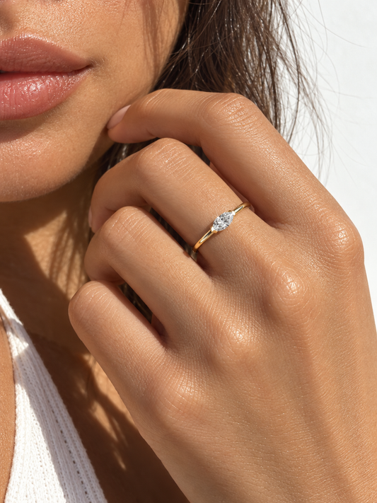 Marquise Solitaire Ring