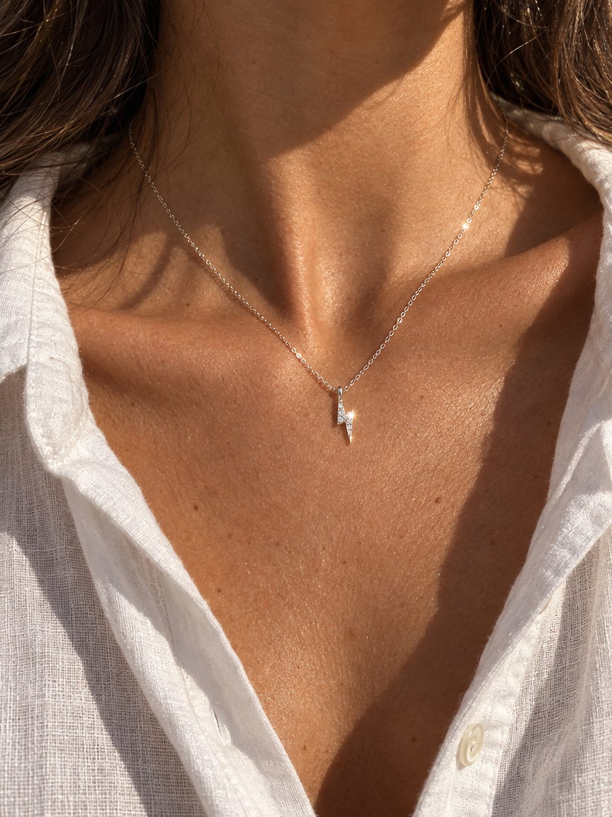 Lightning Pendant Necklace