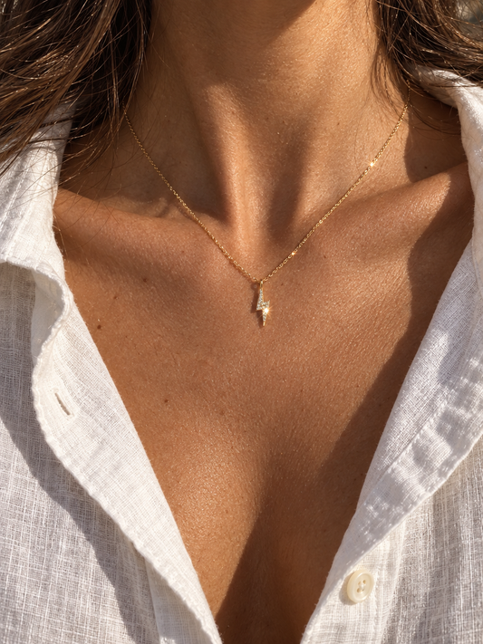 Lightning Pendant Necklace