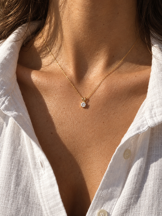 Rabbit Solitaire Necklace