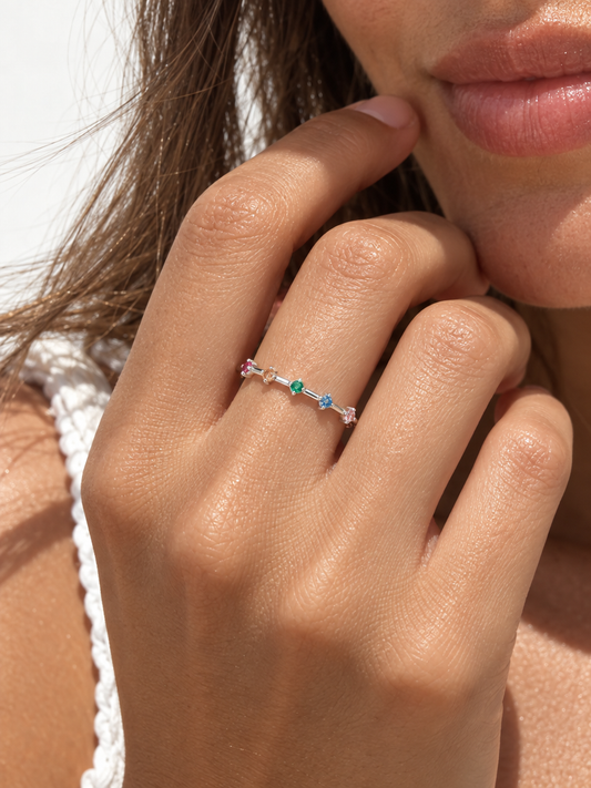 Confetti Zircon Ring