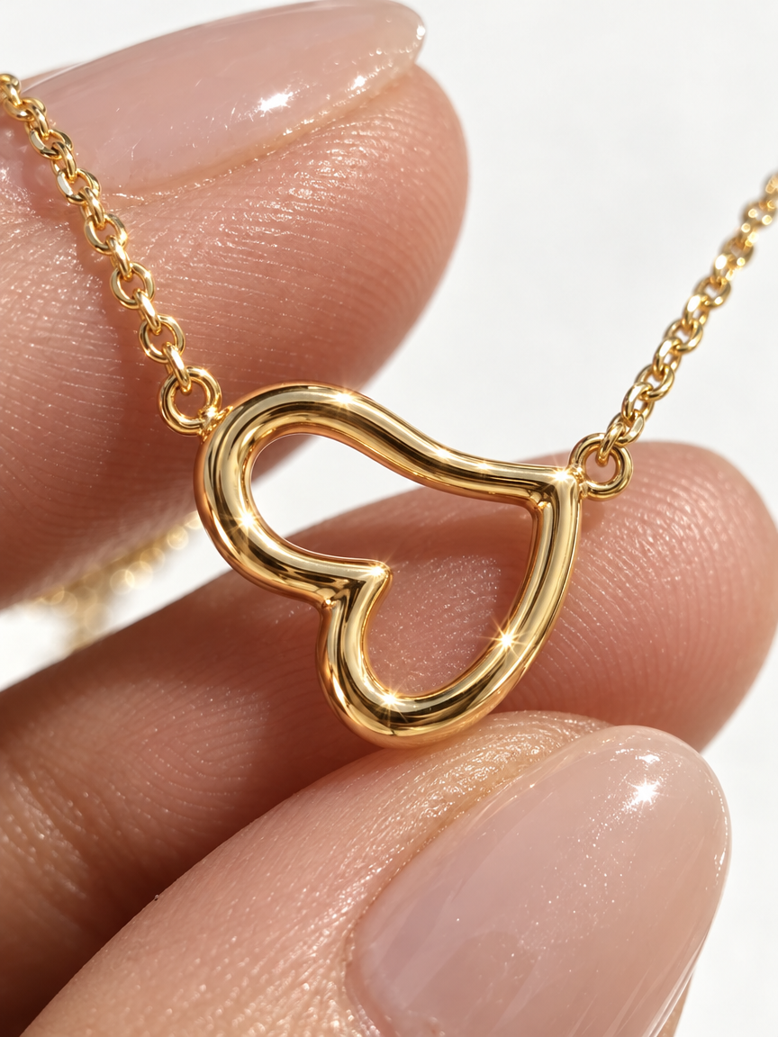 Floating Heart Necklace