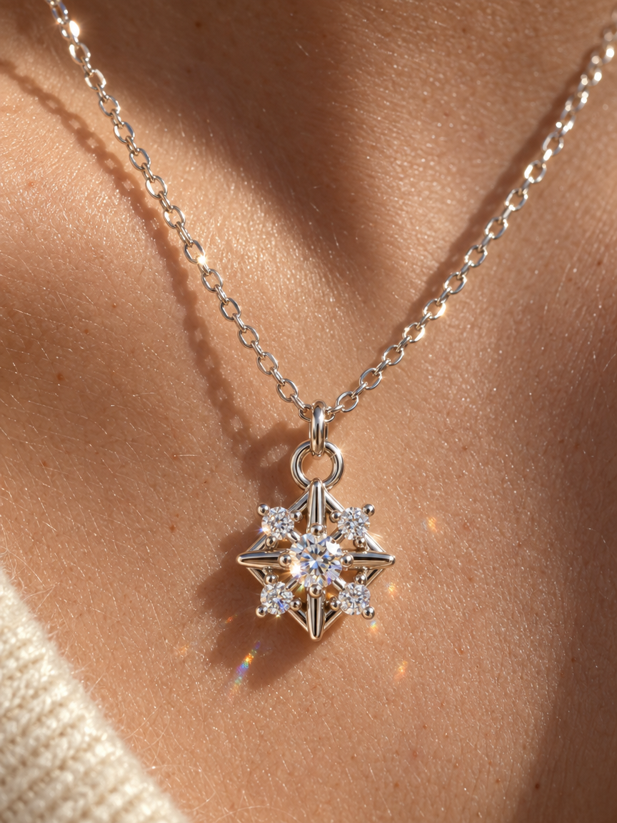 Starburst Pendant Necklace