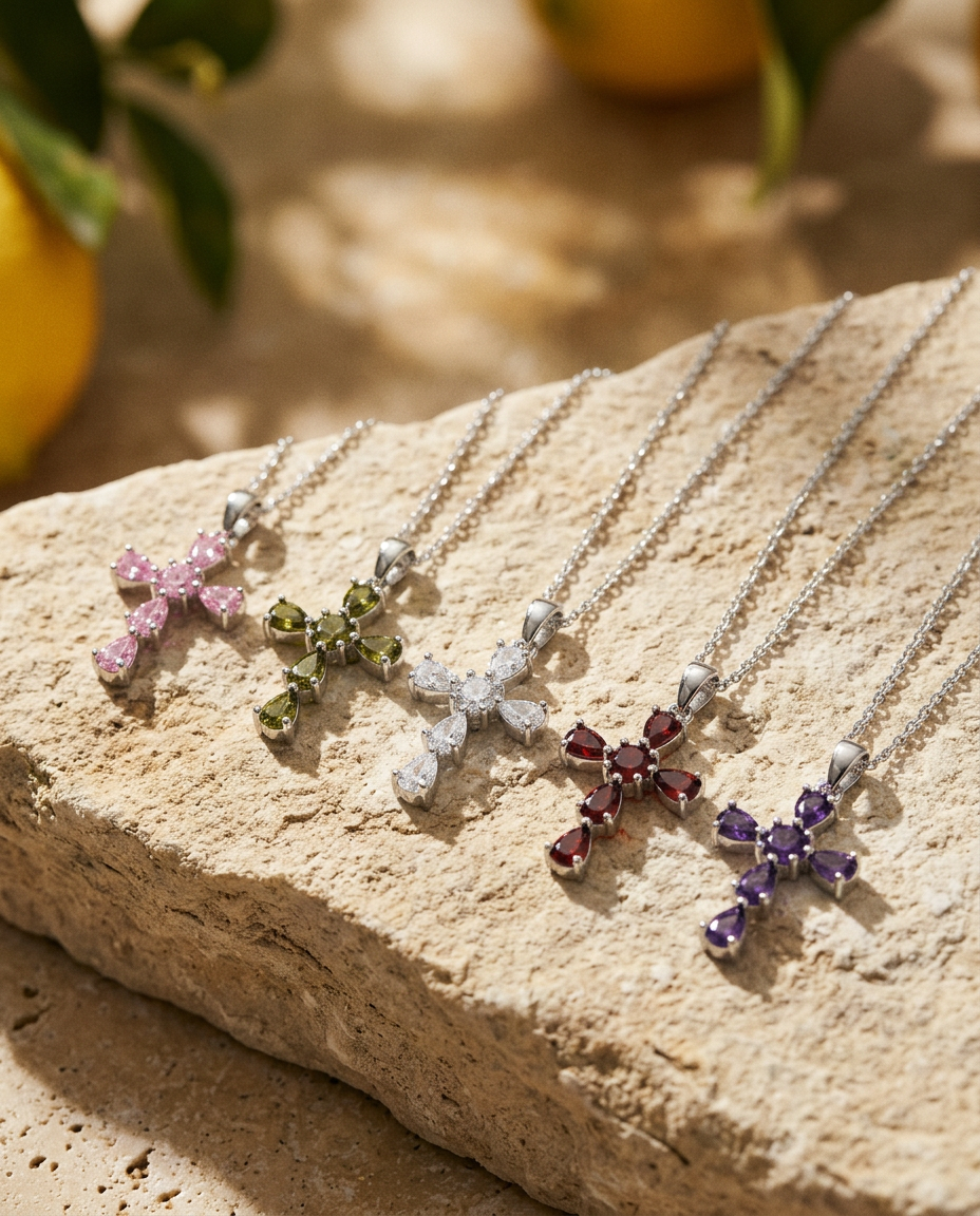 Capri Cross Necklace