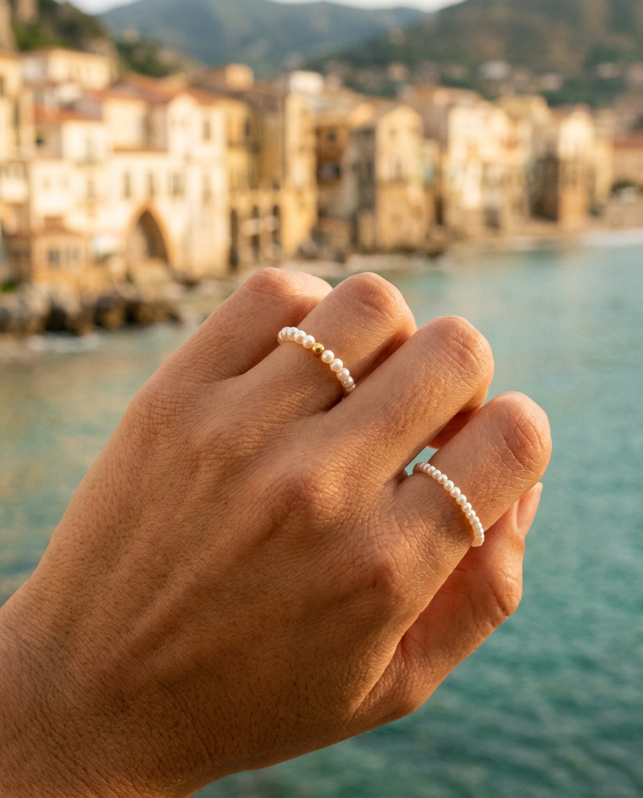 Pearl Stretch Ring