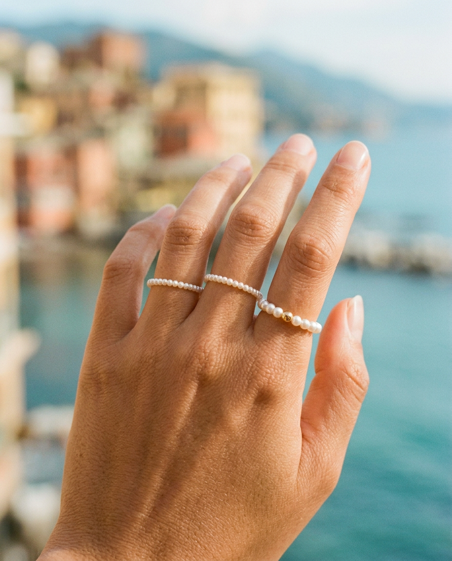 Pearl Stretch Ring
