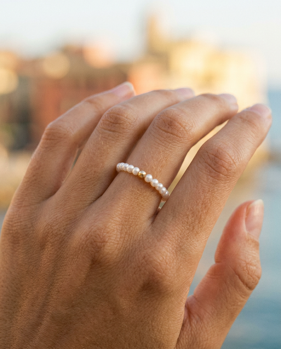 Pearl Stretch Ring