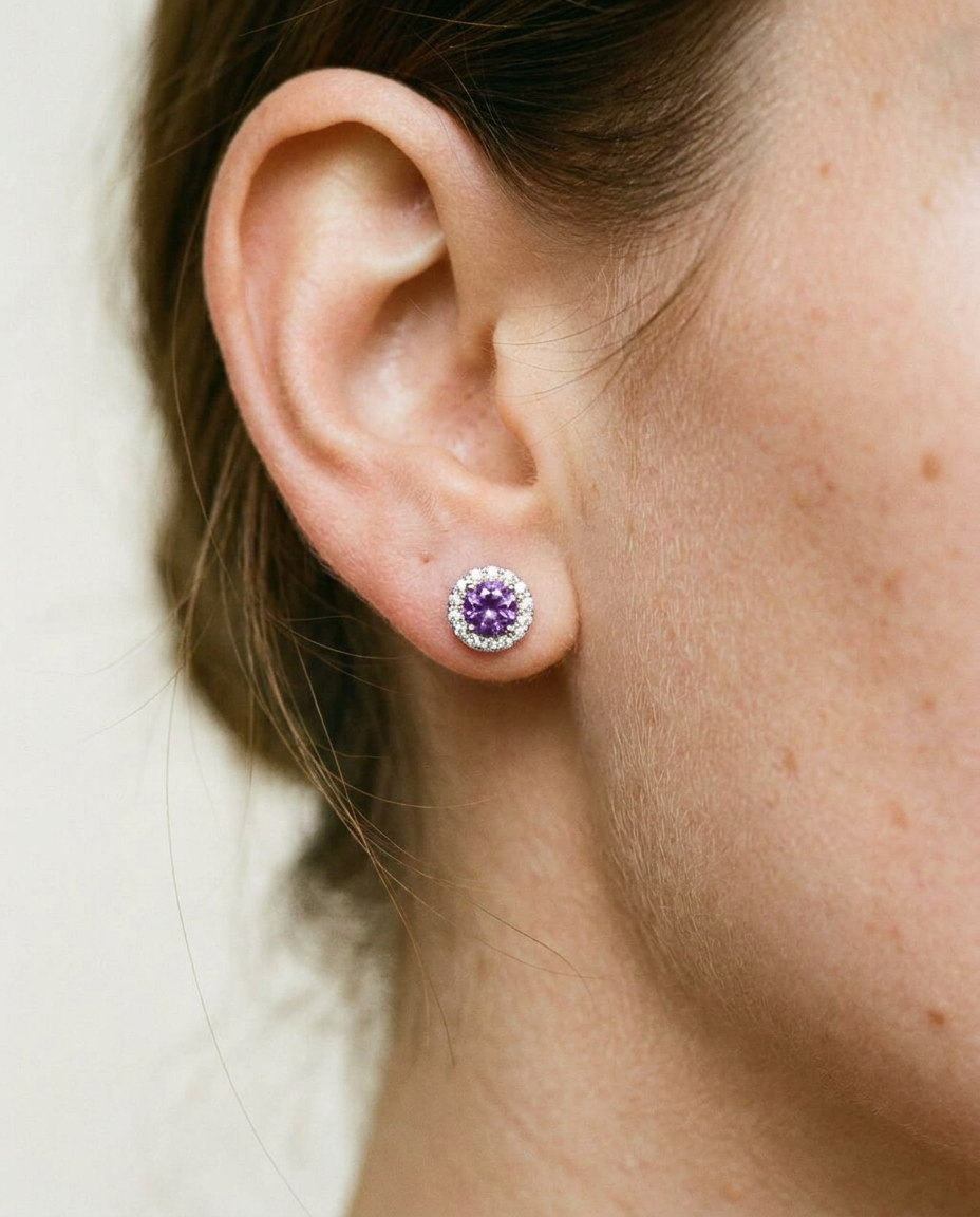 Dazzling Halo Studs