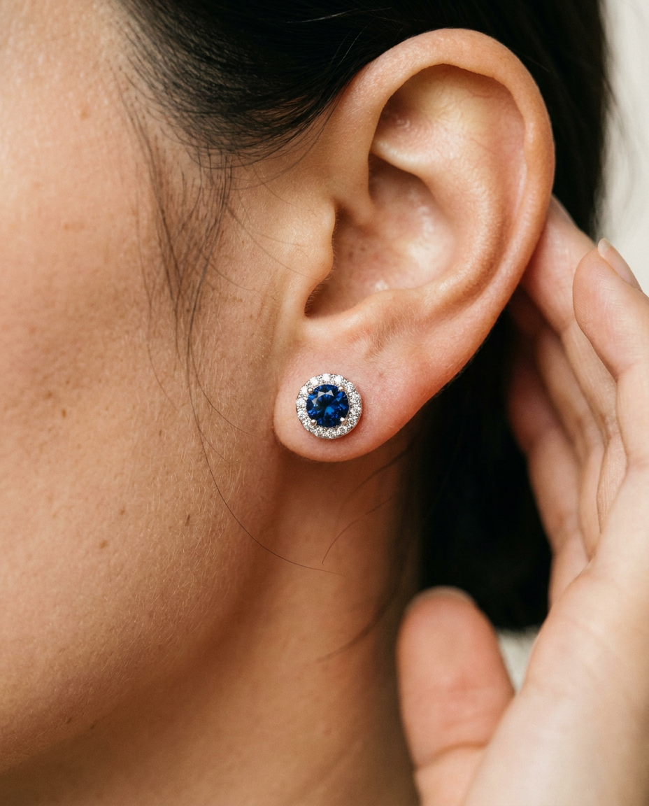 Dazzling Halo Studs
