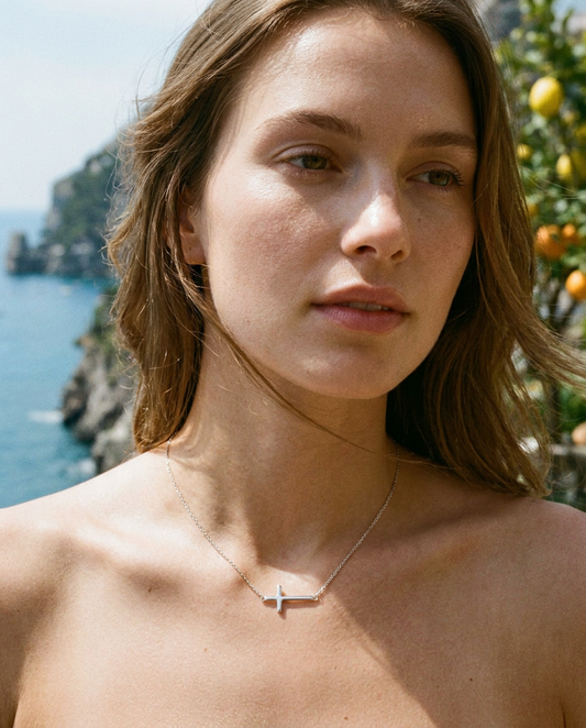 Orizzontale Cross Necklace
