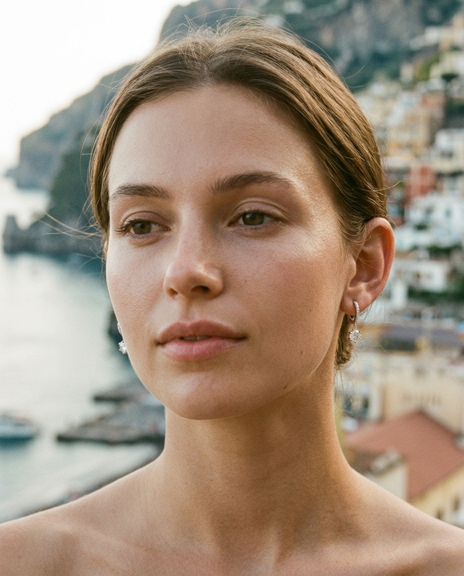 Solitario Drop Earrings