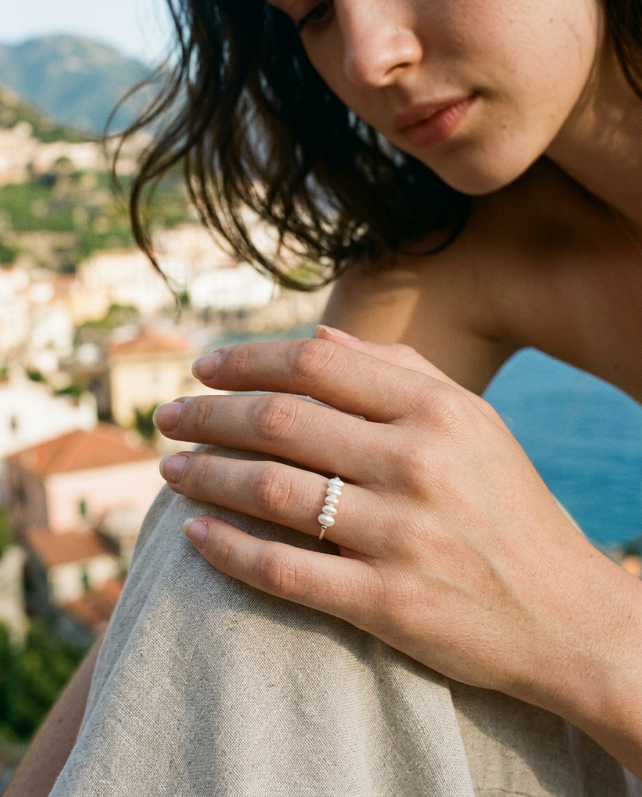 Five Pearl Ring
