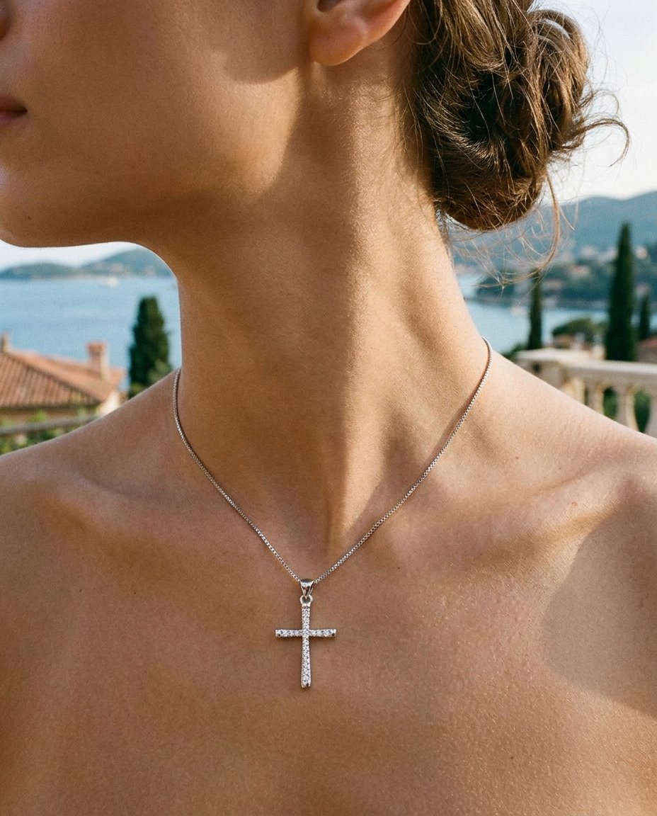 Verona Cross Necklace
