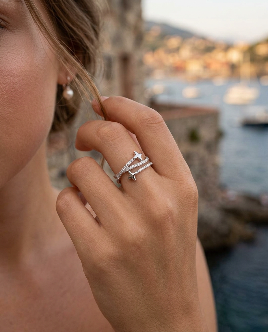 Open Star Ring