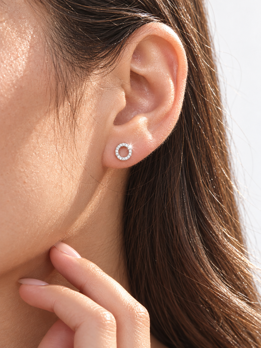 Hugs & Kisses Studs