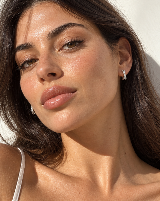 Crossover Zircon Hoops