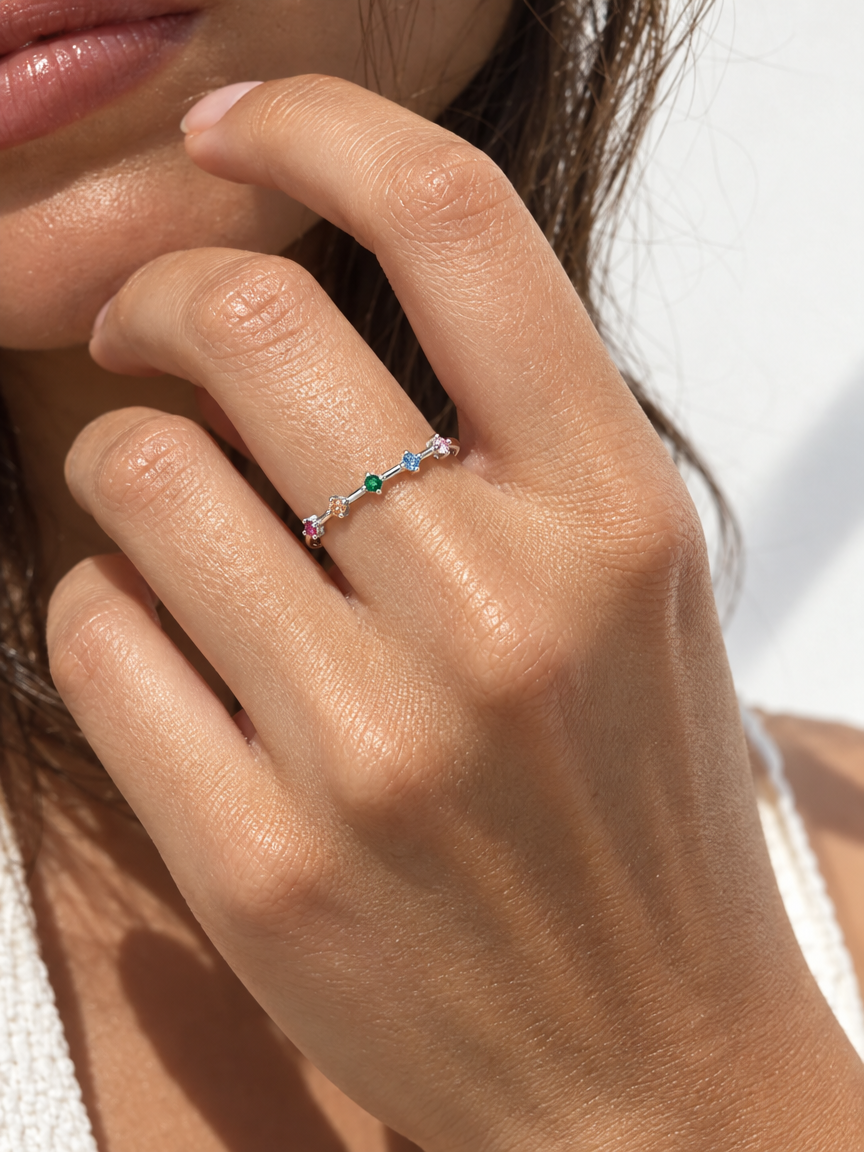 Confetti Zircon Ring