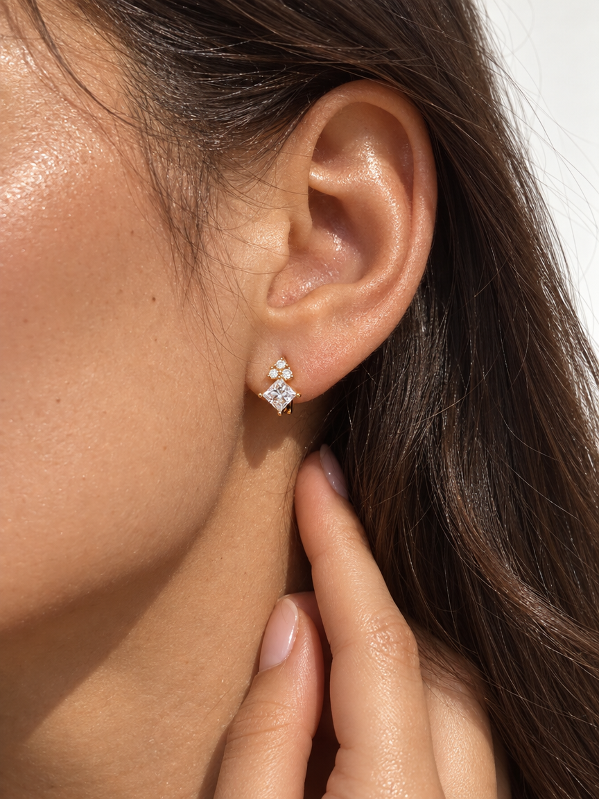 Starburst Hoops