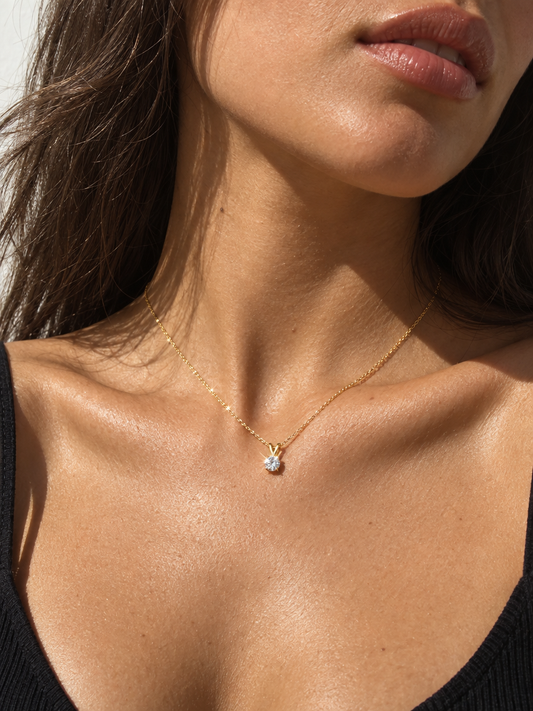 Rabbit Solitaire Necklace