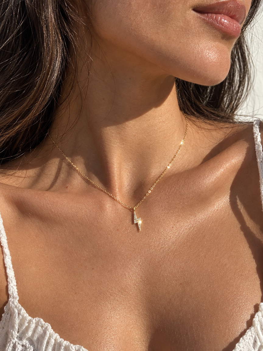 Lightning Pendant Necklace
