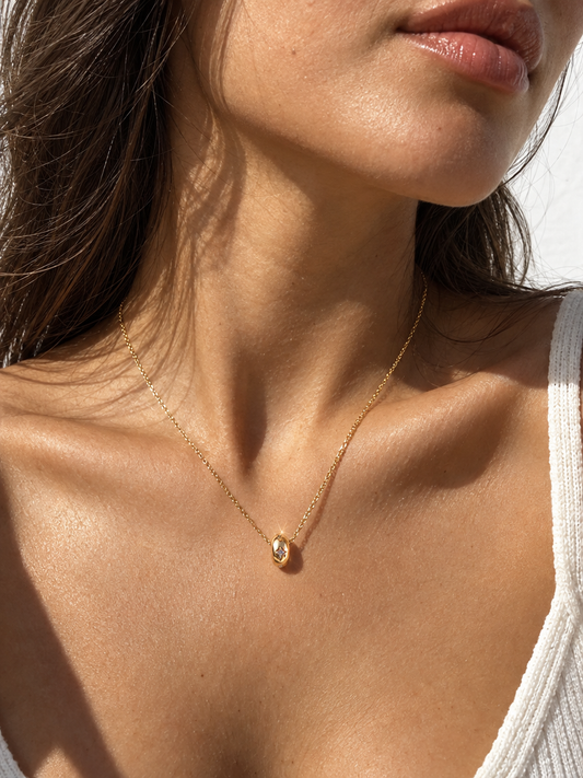 Pebble Charm Pendant Necklace