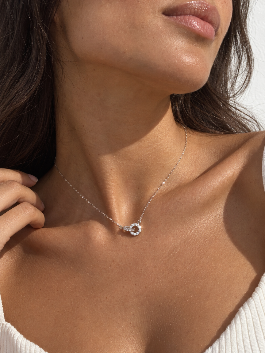 Pavé Link Necklace