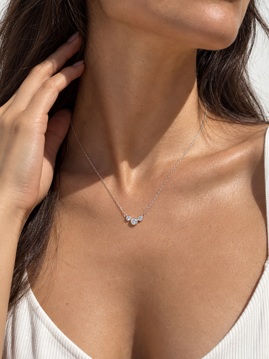 Bubble Trio Necklace