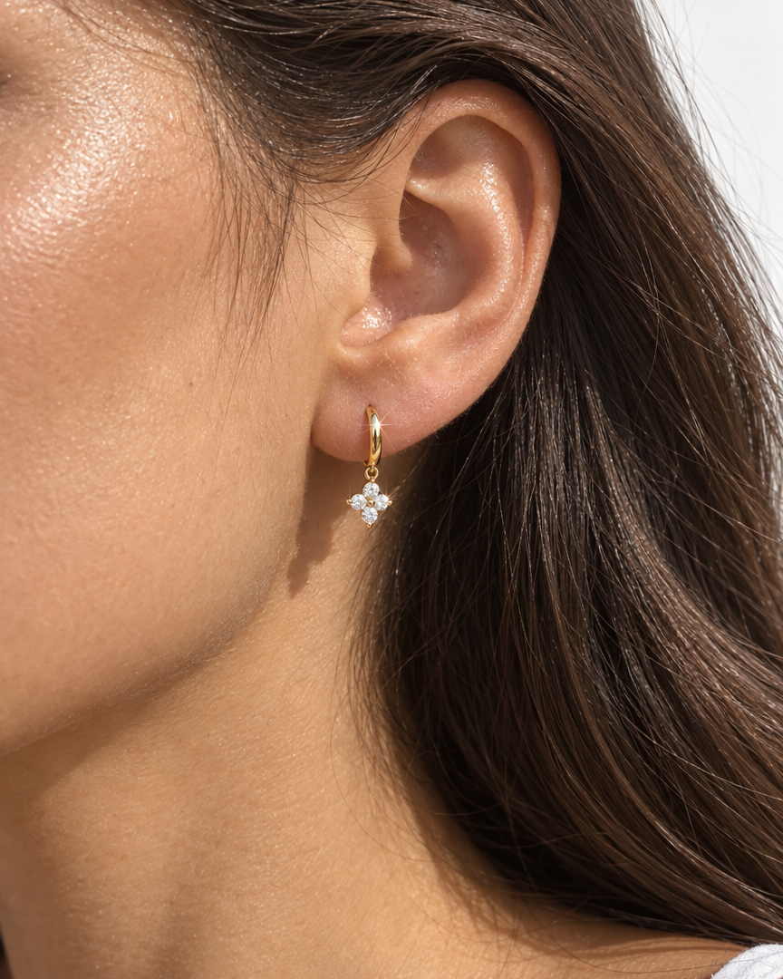 Clover Drop Earrings