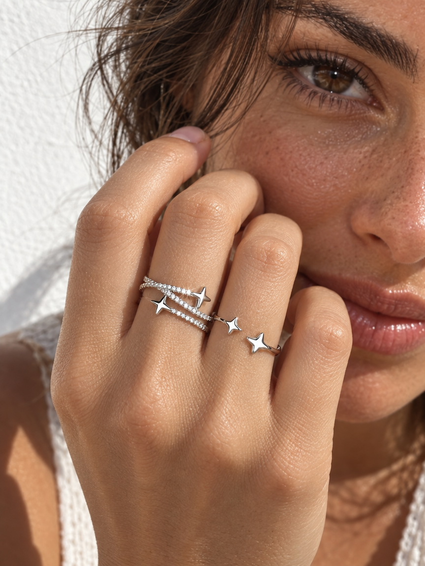 Open Star Ring