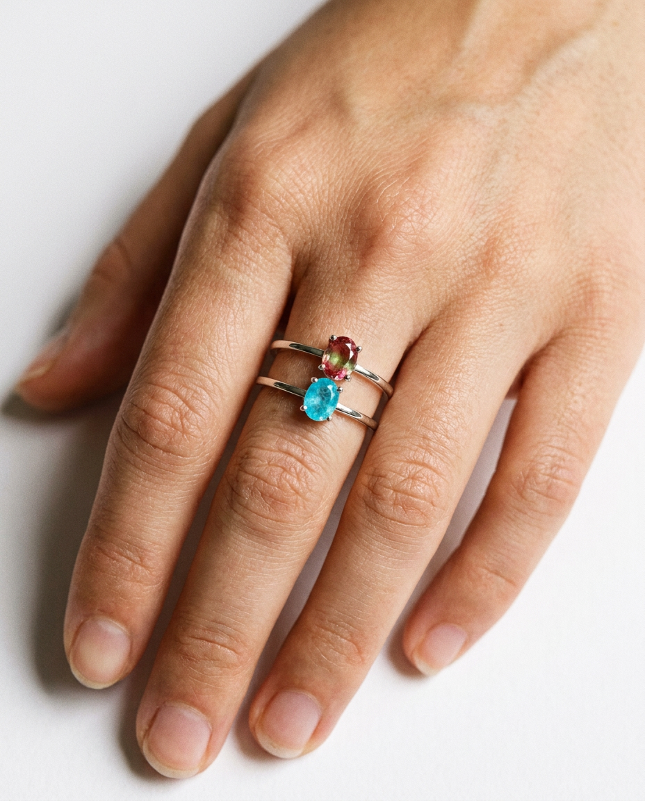 Oval Tourmaline Ring
