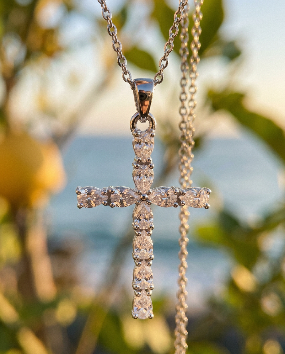 Bellagio Cross Necklace