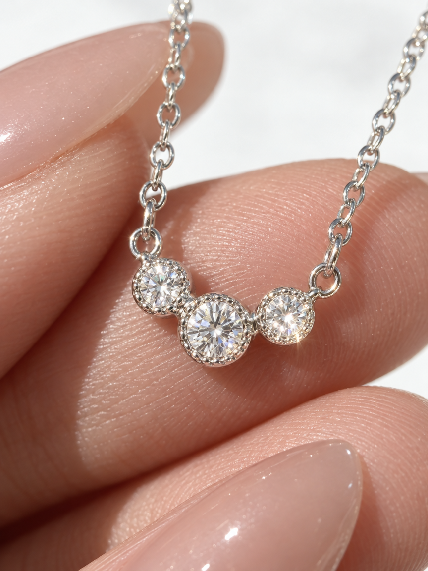 Bubble Trio Necklace