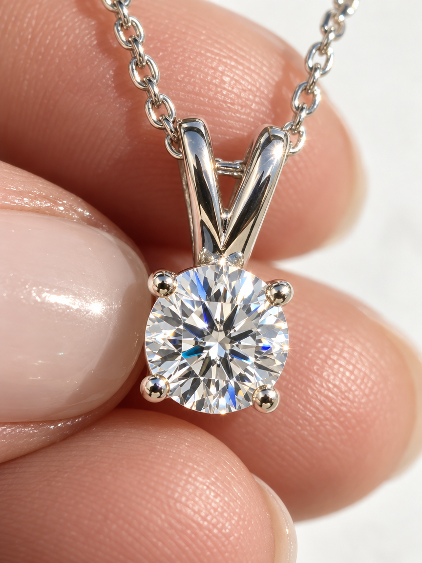 Rabbit Solitaire Necklace