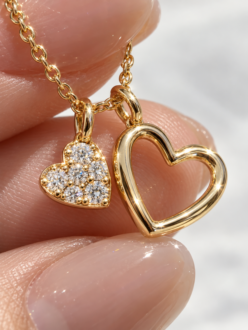 Heart Charms Necklace