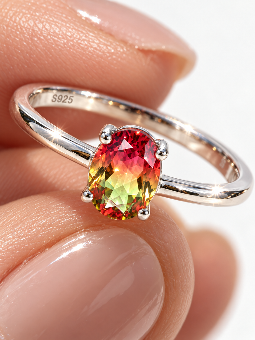 Oval Tourmaline Ring