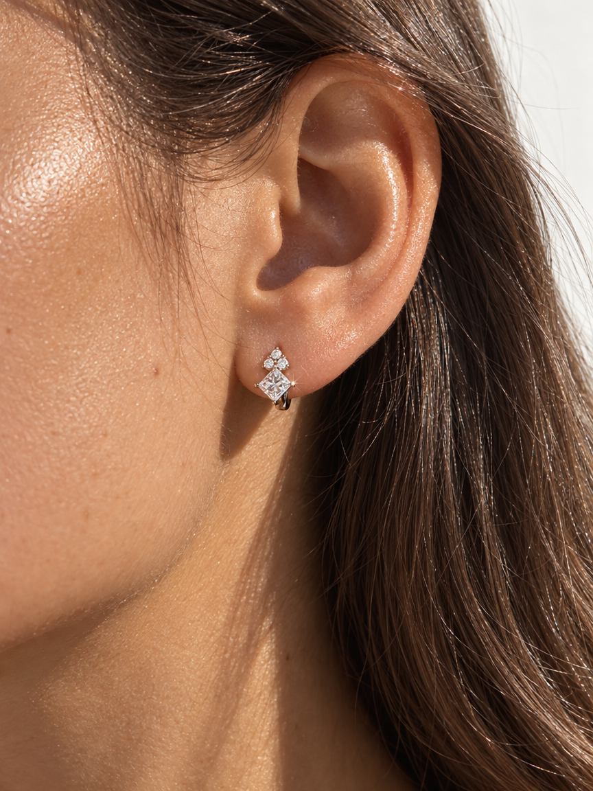 Starburst Hoops