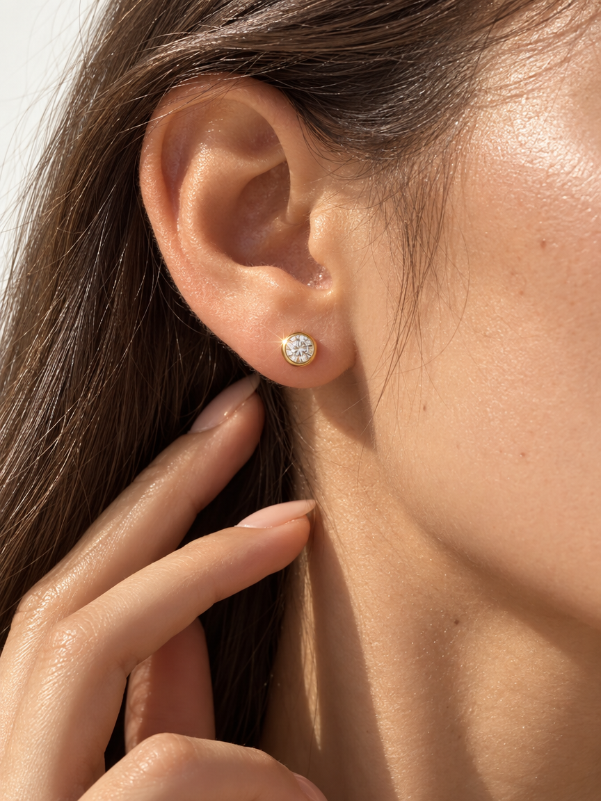 Classic Bezel Studs
