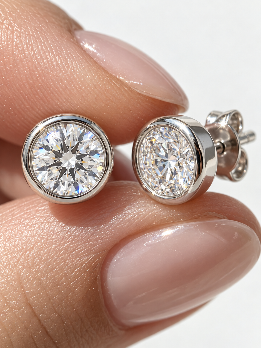 Classic Bezel Studs