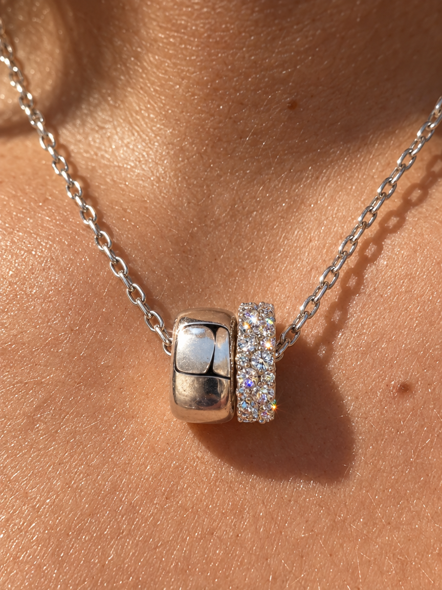 Ring Duo Necklace